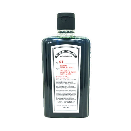 C. O. Bigelow C.O. Bigelow Herbal Comfort Soak, Aromatherapy Bath Soak for Discomfort, Relaxation & Tired Muscles with Essential Oils, Eucalyptus, Peppermint, Echinacea, 10 fl oz