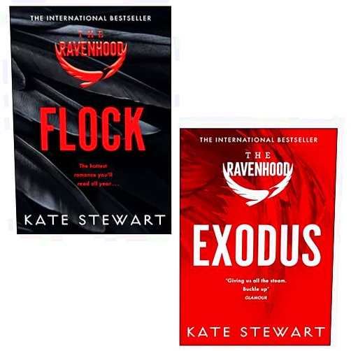 Kate Stewart The Ravenhood Series 2 Books Collection Set By Kate Stewart (Exodus, Flock)