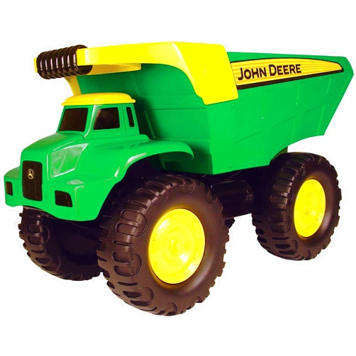 TOMY John Deere Durable Construction Vehicles Toy for Kids, Big Scoop Dump Truck, 21 Inch