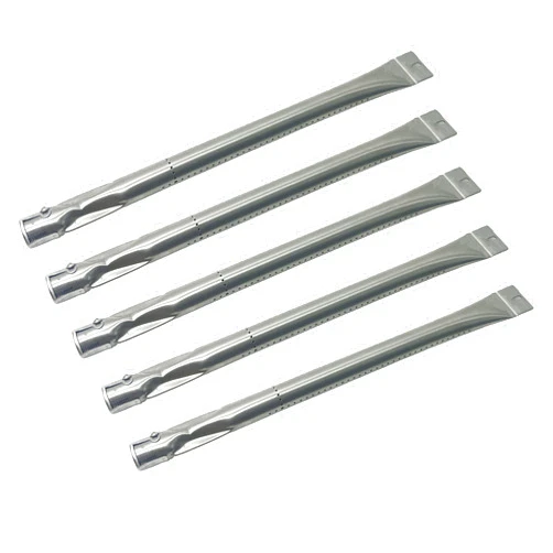 Direct Store Parts DA101 (5-Pack) Stainless Steel Burner Replacement for Master Forge Models: L3218, P3018, SH3118B Gas Grill