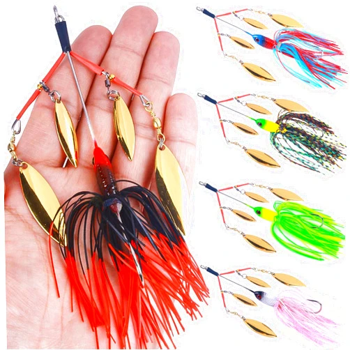 FREGITO 5 Arms Alabama Umbrella Rig Fishing Bass Kit Fishing Lures Bait Rigs for Lures Trout Salmon Freshwater