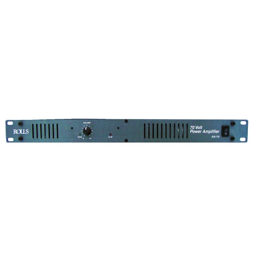 Rolls RA170 70-Volt/70 Watt Power Amplifier,Black