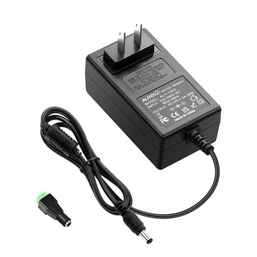 ALITOVE 12V 3A Power Supply Adapter 100~240V AC to DC 12 Volt 3 Amp 36W Converter 12 vdc 3000mA 2.2A 2.4A 2.5A 2.8A Available 5.5mm x 2.5mm 2.1mm for LED Strip Light CCTV Security Camera Router
