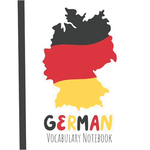 Fun German Notebooks German Vocabulary Notebook: Split page layout New vocabulary words go in one column and the mother tongue translation in the other Germany map (German Study Notebooks)