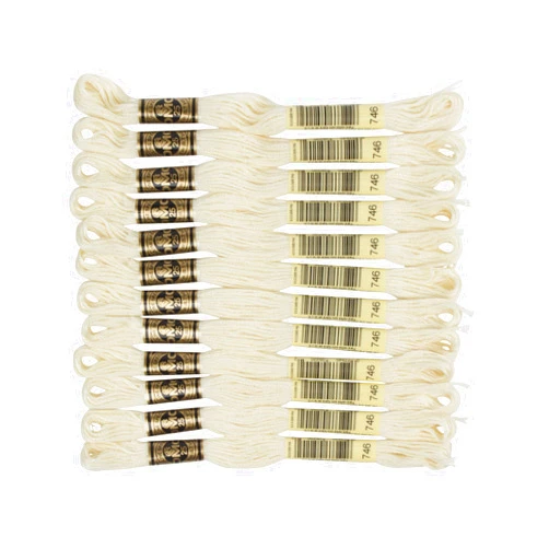 DMC 6-Strand Embroidery Cotton Floss, Off White