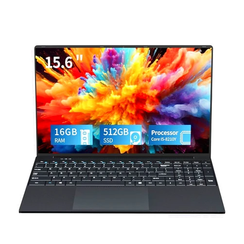 DUNHOO Gaming Laptop i5, 15.6 inch Lap top Notebook Computer Up to 3.60GHZ, Traditional Computers 16GB 512GB SSD, Laptops Full HD 1920X1080 Display 180 Angle Opening Type-C Netbook For Student Business