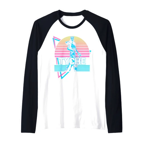 Goddess of Good Luck and Fortune Clothes Tyche Goddess of Good Luck and Fortune Retro Raglan Baseball Tee