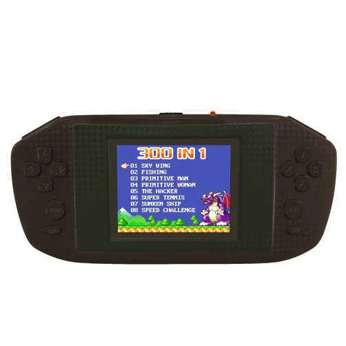LEXiBOOK JL3000 Power Cyber Arcade Portable Game Console, 300 Games, 2.8