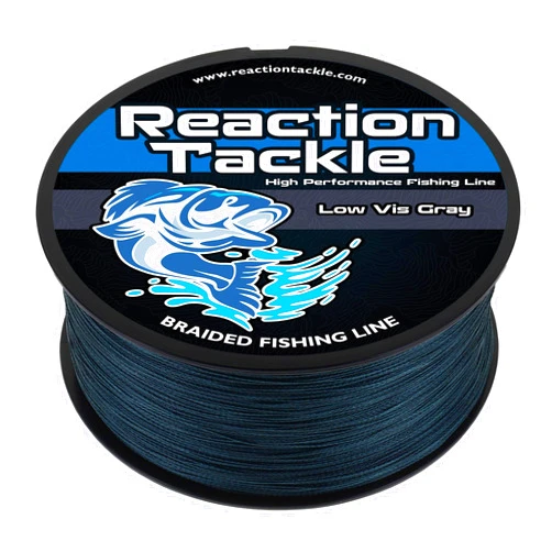 Reaction Tackle Braided Fishing Line - Pro Grade Power Performance for Saltwater or Freshwater Fish - Colored Fishing Line Braid for Extra Visibility