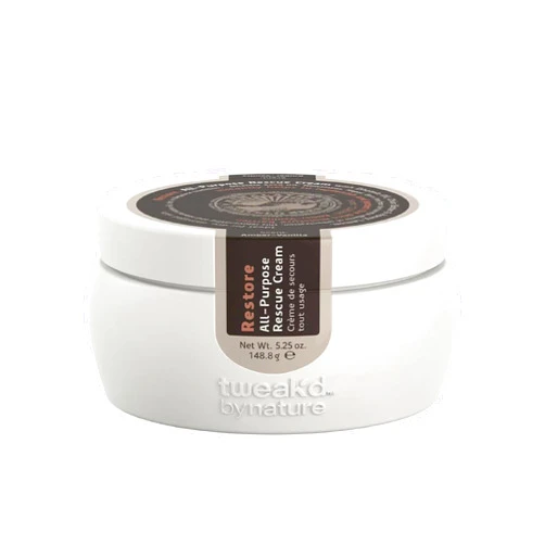 Tweak'd by Nature Tweak’d by Nature - Restore All-Purpose Rescue Moisturizer Face Cream for Dry Skin, 5-in-1 Formula Replaces AM, PM, Eye Cream, Hydrating Body Lotion for Women, and Primer (5.25oz)
