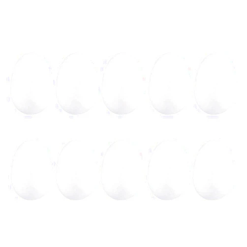 Amosfun 50Pcs Foam Eggs 1.5 Inch Tall White Craft Eggs Polystyrene Egg for Easter Crafts DIY Painting Projects