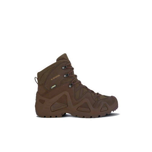 Lowa Mens Zephyr GTX Mid TF Leather Dark Brown Boots 12 US