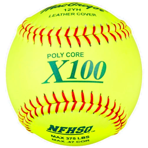 MacGregor NFHS Fast Pitch Softball, 12-inch (One Dozen)