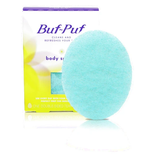 Buf-Puf Body Sponge, Bath Sponge, Dermatologist Developed, Cleanses Skin of Dirt, and Excess Oil, Reusable, Exfoliating, 1 Count