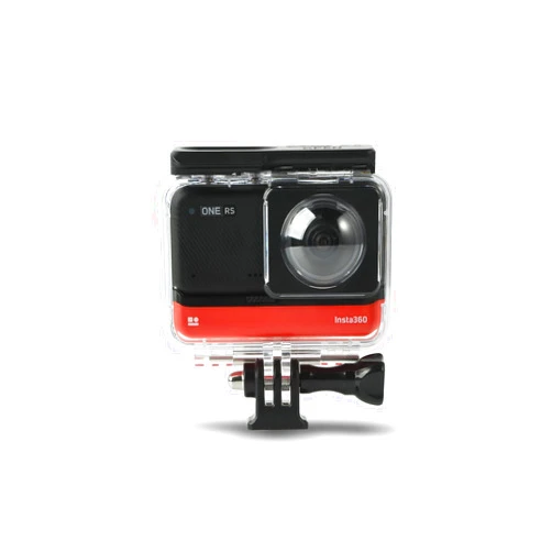 Birgipar Dual Lens Panoramic Waterproof Shell for Insta360 ONE RS 360° Lens Edition, Underwater Diving Protective Housing 30M/98FT with Mounting Bracket Accessories