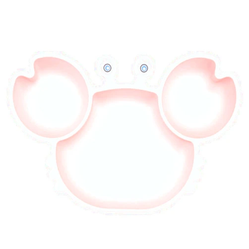 Linowos Silicone Suction Plate for Toddlers - Self Feeding Training Divided Plate Dish and Bowl for Baby and Toddler, Fits for Most Highchairs Trays, BPA Free Microwave Dishwasher Safe