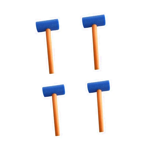 HOOTNEE 4pcs Foam Hammer Toy Pounding Mallets Kids Hammer Large Hammer Gavel Hammer Prop Hammer Props Educational Toys for Toddlers Educational Pounding Toy Child Equipment Sponge
