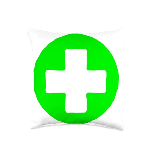 Medicine-Gifts Greencross-Medicinal-Cross Throw Pillow