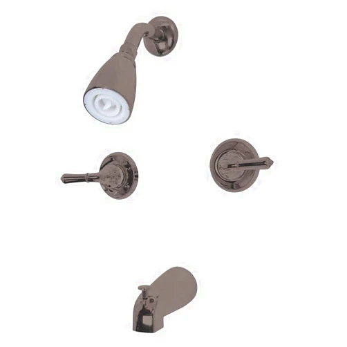 Kingston Brass KB245 Magellan Tub and Shower Faucet 2-Magellan Handles, Oil Rubbed Bronze