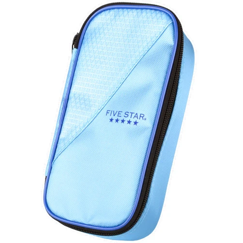 Five Star Pencil Pouch, Pen Case, High-Capacity Zipper Pouch, Storage Organizer for School Supplies Earbuds Chargers Cables Makeup, Blue/Denim (500212F-ECM)