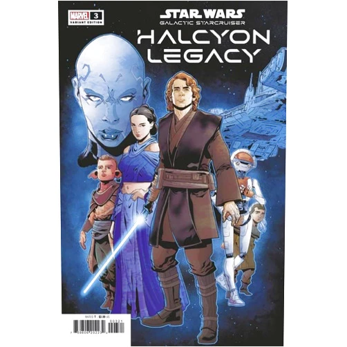 By Ethan Sacks (Author) Star Wars Halcyon Galaxy #3 Will Sliney Connecting Variant Cover with Rated Comics Acrylic Backer