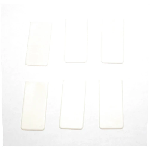 SheetMusicNorthwest Piano Keytop Heads Simulated Light Ivory - Set of 6 - Piano Key Replacement