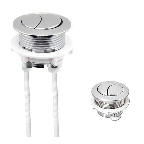 CaoXiong 38 MM Toilet Tank Push Button Toilet Button Dual Push Flushing Toilet Button Toilet Tank Button Toilet Button Flush Button Replacement with Thread Diameter