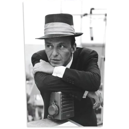VducK Frank Sinatra Retro Celebrity Poster Print Canvas Posters Wall Decor Paintings for Living Room Bathroom Bedroom (unframed,08x12 inch)