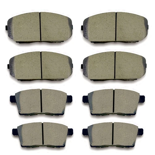 ALADICHE Ceramic Front Rear Brake Pads Set Fit For 2007-2010 Ford Edge,For 2007-2010 Lincoln MKX,For 2007-2012 Mazda CX-7,For 2007-2015 Mazda CX-9
