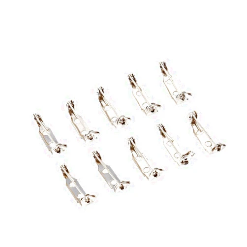 HEEPDD 50 Pcs Bar Pins, 4 Sizes Silver Tone Pin Back Clasp Brooch Bar Pins Brooch Lock Back Safety Catch Rolling for Jewelry Making Crafts 20/25/32/38mm(20mm)