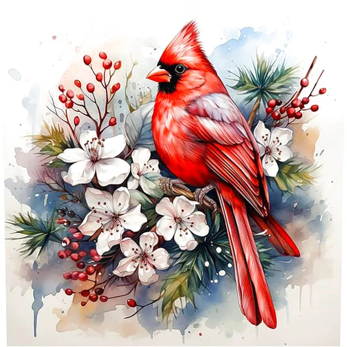 SOTYIOO Diamond Painting Kits for Adults.Birds Diamond Art Full Drill Round Gem Art 5D Diamond Dots Suitable Home Wall Decor 12x16inch