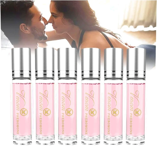ELEUA Aphrodite'S Pheromone Perfume,Nouveau Phero Perfume,Phero Perfume,Venom Scents Pheromones For Women,Pure Instinct Roll On Pheromone Perfume,Pheromone Perfume For Women (6pcs,Red box)