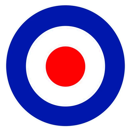EMC Graphics Mod - Classic Roundel - Bullseye Archery Target Vinyl Waterproof Sticker Decal Car Laptop Wall Window Bumper Sticker 5