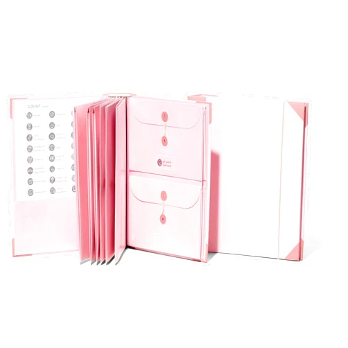Savor | The Folio Document Organizer | Custom Dyed Cloth Bound Expanding File Folder for Important Papers, Emergency Binder, Birth Certificates, Social Security Cards, Passports, Photos, and Letters…