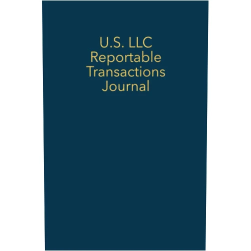 Jean Franco Fernandez Clark U.S. LLC Reportable Transactions Bookkeeping Journal: Foreign-Owned US Disregarded Entity Record Keeping Ledger | Book of Accounts
