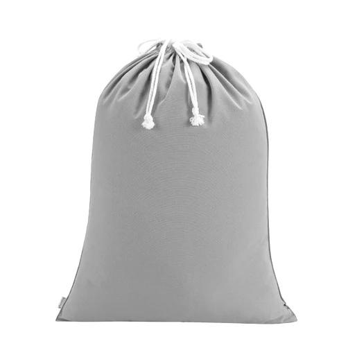 EZEKMAF Large Cotton Dustproof Bag,Dust Cover Protector for Handbag Purse Shoe Dress Bags, Drawstring Breathable Laundry Storage Sack, Travel Home College Dorm, Washable, Grey