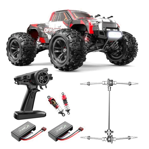 MEW4 1/16 4X4 RC Offroad Truck - RTR Durable Beginner RC Car, High Speed 38 Km/h, Remote Control w/ 2S 1500 mAh Battery