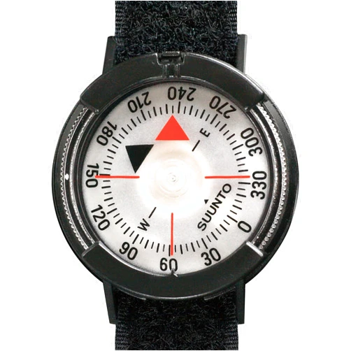 Suunto Compass M-9 NH, Northern Hemisphere, with Velcro Wristband, SS004403001,Black