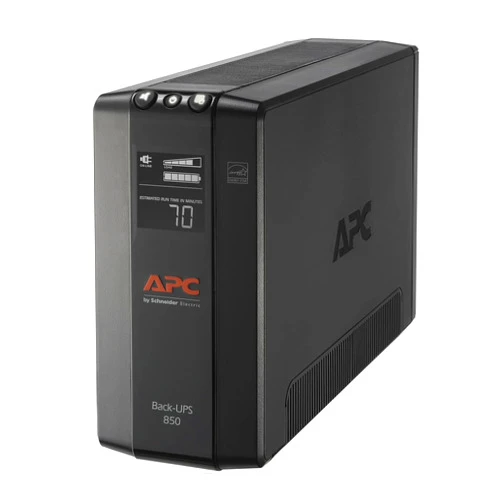APC Battery Backup Surge Protector, BX850M Backup Battery Power Supply, AVR, Dataline Protection,12.2 x 3.58 x 7.48 inches (Black)