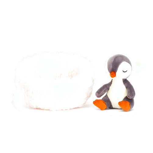 Jellycat Hibernating Penguin Stuffed Animal, 5 inches | Bird Plush Toy | Classic Children's Gift