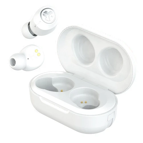 JLab JBuds Air ANC True Wireless Bluetooth Earbuds | White | Active Noise Canceling | Low Latency Movie Mode | Dual Connect | IP55 Sweat Resistance | Custom 3 EQ Sound Settings