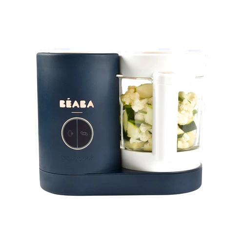 BEABA Babycook Neo Baby Food Maker | Non-Toxic Glass & Stainless Steel | Trusted by Celebrity Moms | Sustainable Baby Food Processor | Global Leader | 34 Servings in 20 Mins