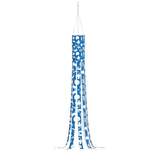 SamLng Underwater Marine Life Halloween Windsock - Outdoor Hanging Decorations with 9 Tails, Wind Socks for Yard Patio, Garden Pathway