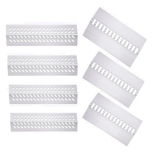 Cozilar Grill Heat Shield Heat Plates for Bull Grill Replacement Parts 16631,16520, Bull Angus 4 Burner 47629, Cal Flame G Series 4 Burner G4, Grill Burner Covers BBQ Gas Grill Parts Accessories