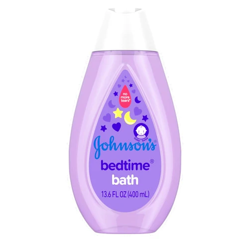 Johnson's Baby TearFree Bedtime Bath with Soothing NaturalCalm fl., Purple, Aromas, 13.6 Fl Oz (Pack of 3)