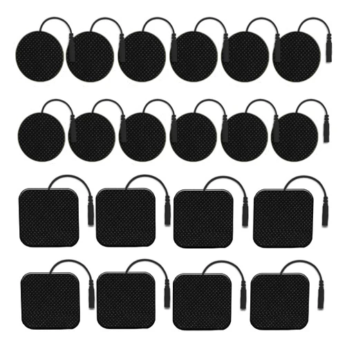 Anrlafie TENS Unit Electrode Pads Multiple Sizes Tens Electrodes for Tens Unit Replacement Pads for Tens Unit Pads Replacement 2