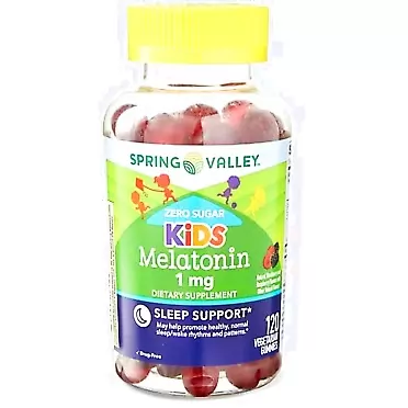 VEBA Zero Sugar Kids Melatonin Gummies Dietary Supplement, 1 mg, 120 Count