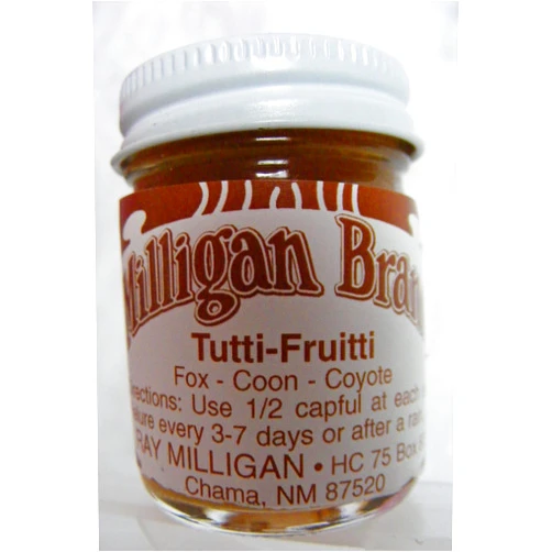 Milligan Brand Outfitting Milligan's Tutti Fruitti Dog Proof Animal Lure 1oz.