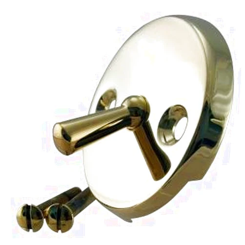 Westbrass 792H-PB Trip Lever Overflow Bathtub Faceplate with Screws, Polished Brass