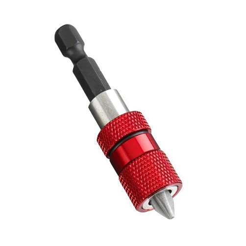 NEIKO 00238A Adjustable Depth Screwdriver Bit Holder, Magnetic Quick Change 1/4 Bit Holder, Impact Bit Holder, Magnetic Tip Bit Holder Long, Drill Bit Extension, Rapid Drive Bit Sleeve